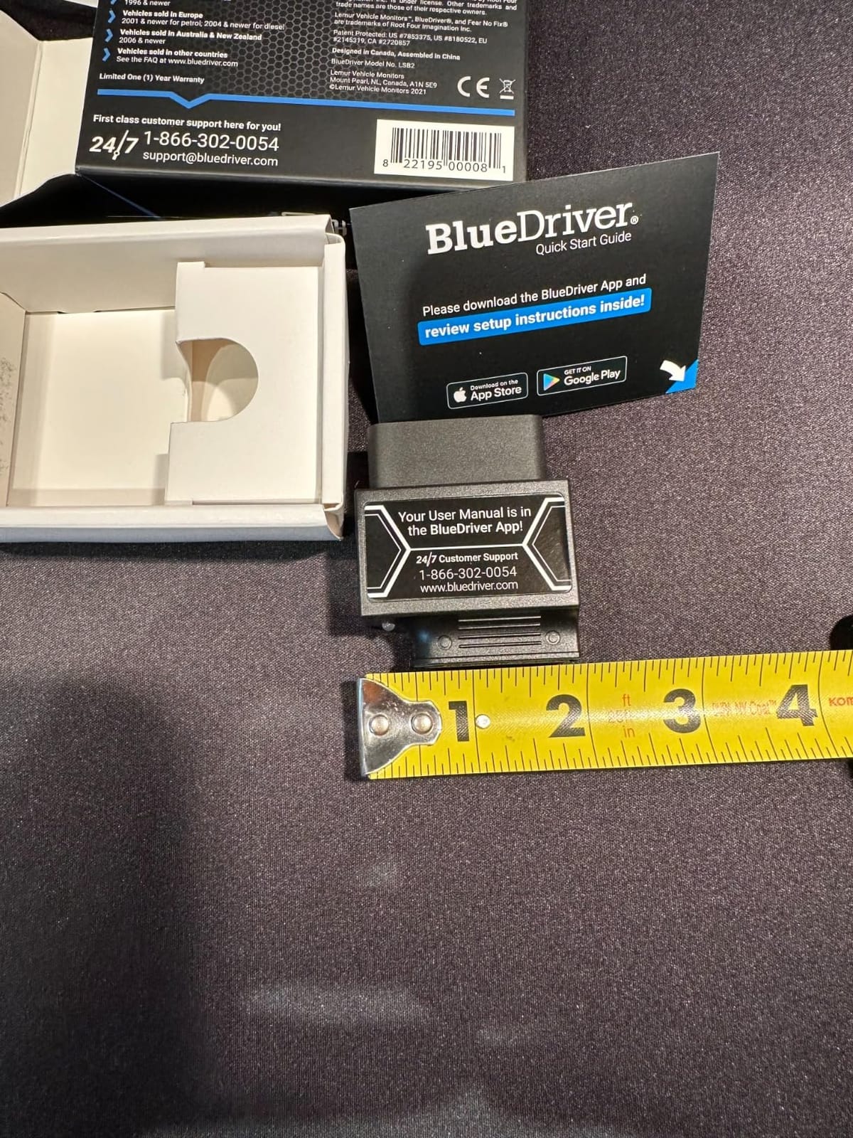 BlueDriver OBD2 Scanner Bluetooth, No Subscription, ABS SRS TPMS | OBDII Diagnostic Scan Tool, Car Scanner & Code Reader, iPhone & Android, Check Engine, Repair Reports, Vehicles 1996+ customer photo 1