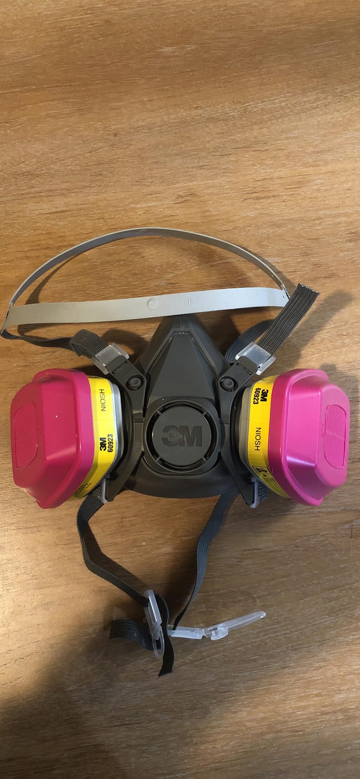 3M Half Facepiece Reusable Respirator 6300, NIOSH, Large | Four-Point Harness, Comfortable Fit, Dual Airline Supplied Air Compatible, Bayonet Connections, Painting, Sanding, Cleaning customer photo 2