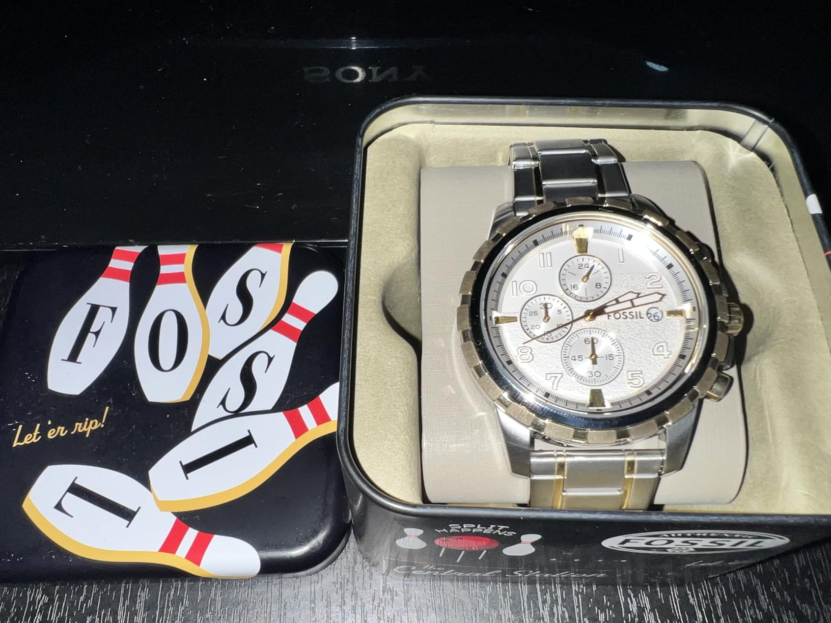 Fossil Men's Dean Quartz Stainless Steel Chronograph Watch for Men customer photo 1