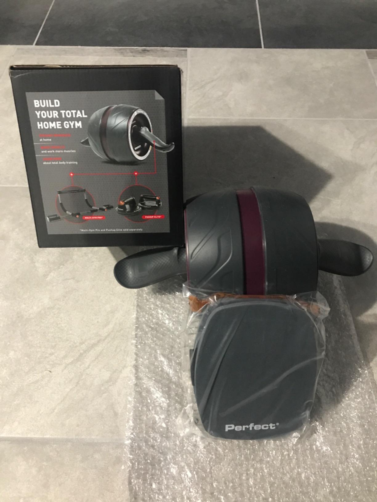Perfect Fitness Ab Carver Roller Wheel With Built In Spring Resistance, At Home Core Workout Equipment customer photo 2