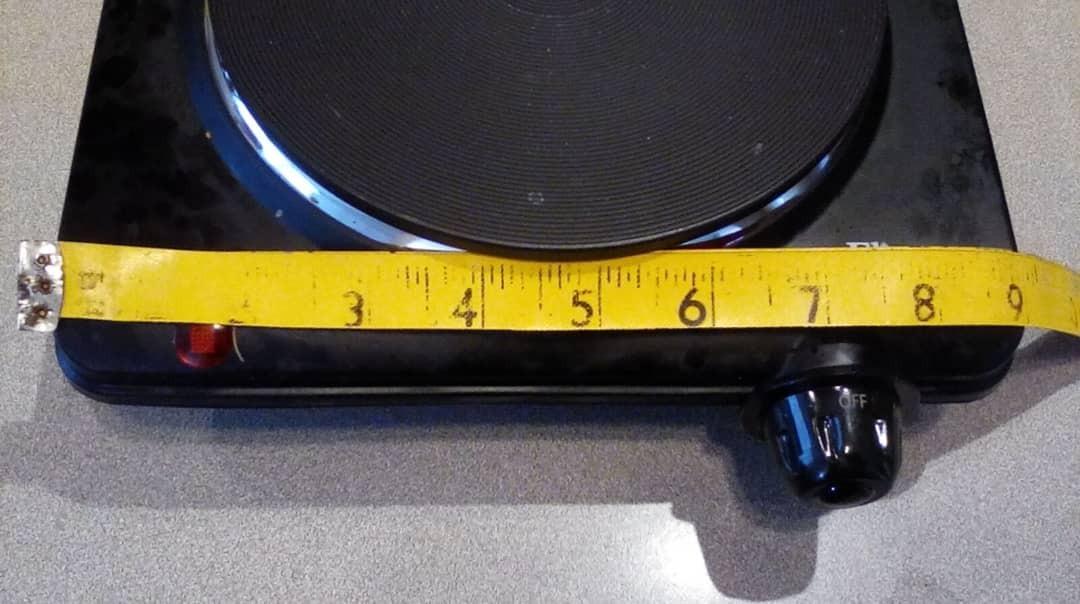 Elite Gourmet Electric Burner, 1000W Cast Iron Hot Plate, 7 Heat Settings customer photo 2