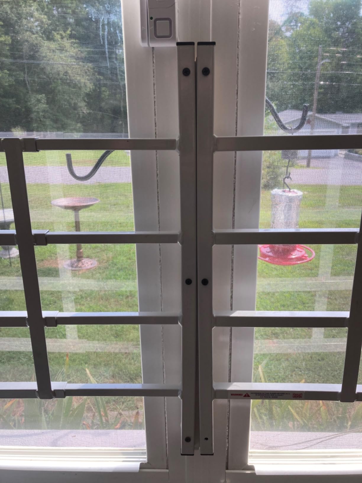 Segal S 4767 Carbon Steel Fixed 4-Bar Window Grill for Home Security and Child Safety, 21-1/4 In., Black (1 Set) customer photo 1