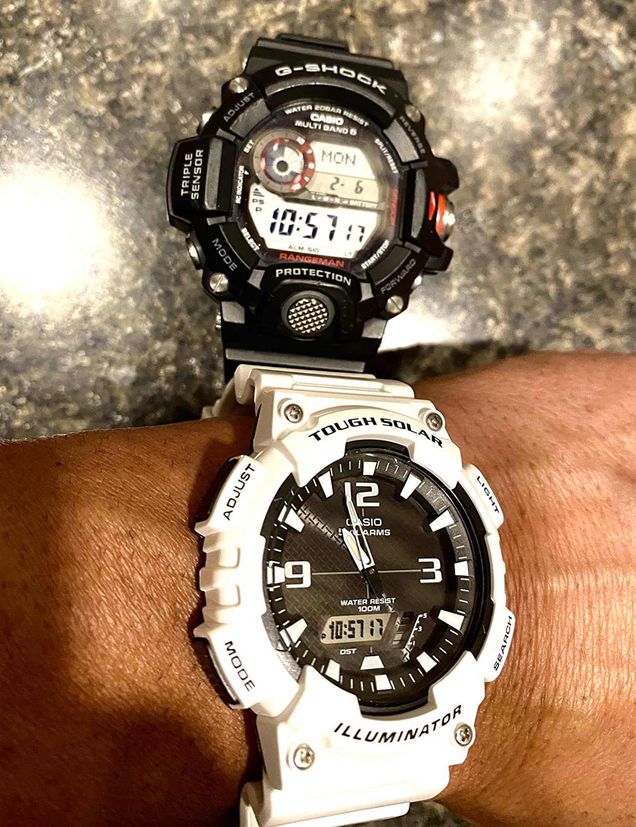 Casio AQS800W Series Analog Digital Solar Powered Watch, 100M WR customer photo 1