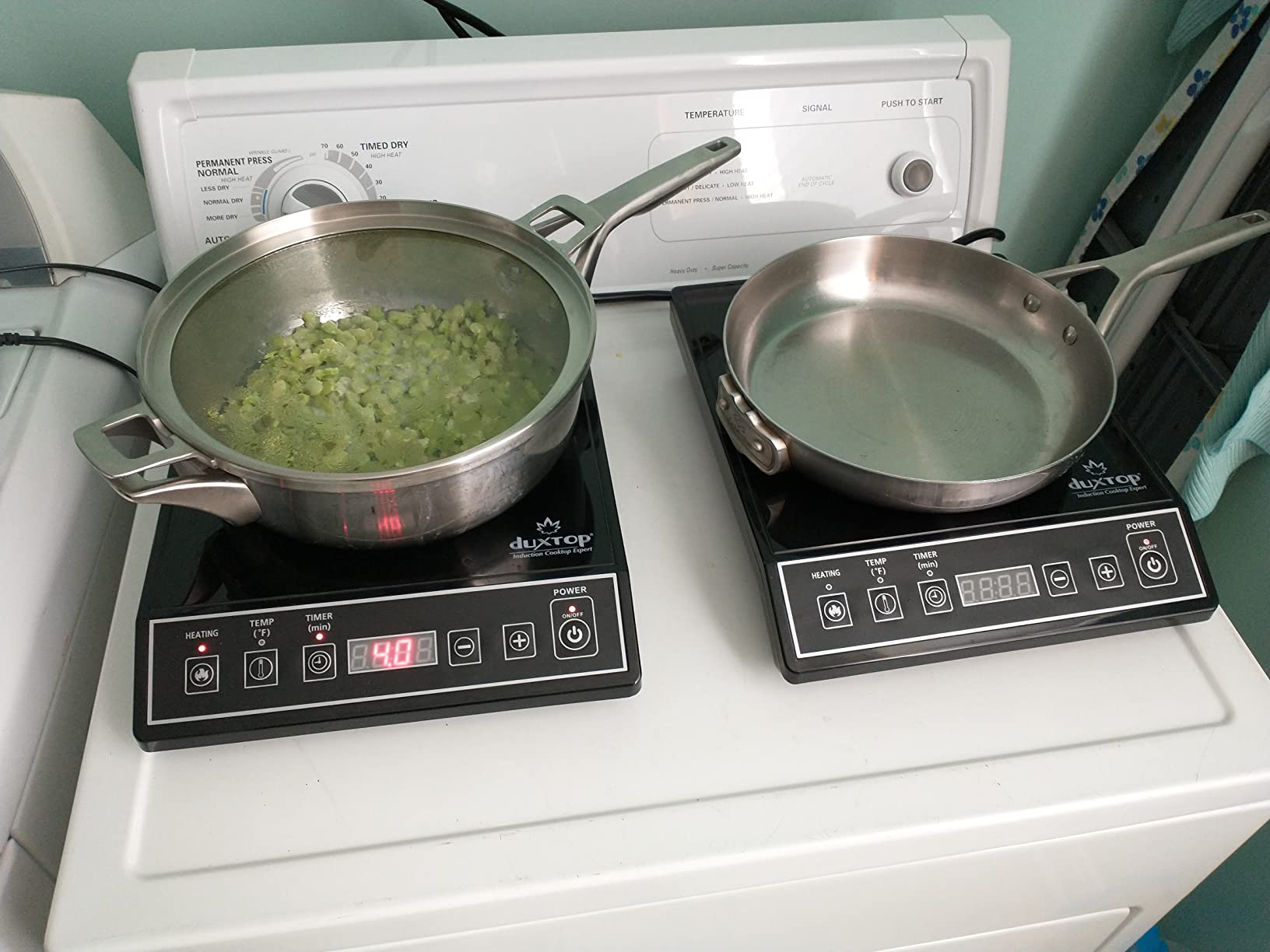 Duxtop 1800W Portable Induction Cooktop Countertop Burner, Black 9100MC | BT-M20B customer photo 2