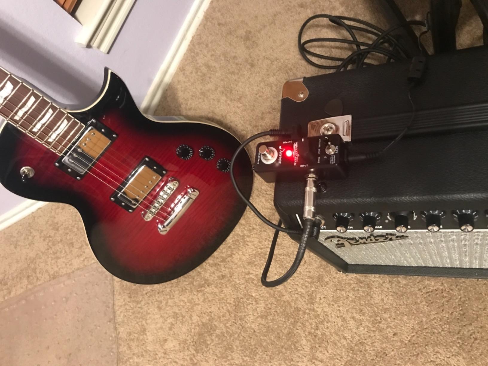 Donner Giant Metal Distortion Pedal - Boost Distortion for Electric Guitar, Pedalboards, 3 Modes True Bypass customer photo 1
