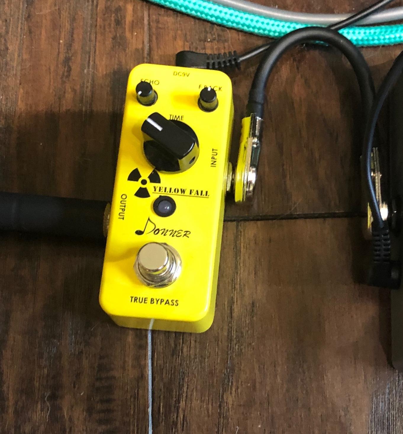 Donner Guitar Delay Pedal for Pedal Boards, Electric Guitar, Yellow Fall Analog Delay Mini Guitar Effect Pedal Vintage Delay, True Bypass customer photo 1