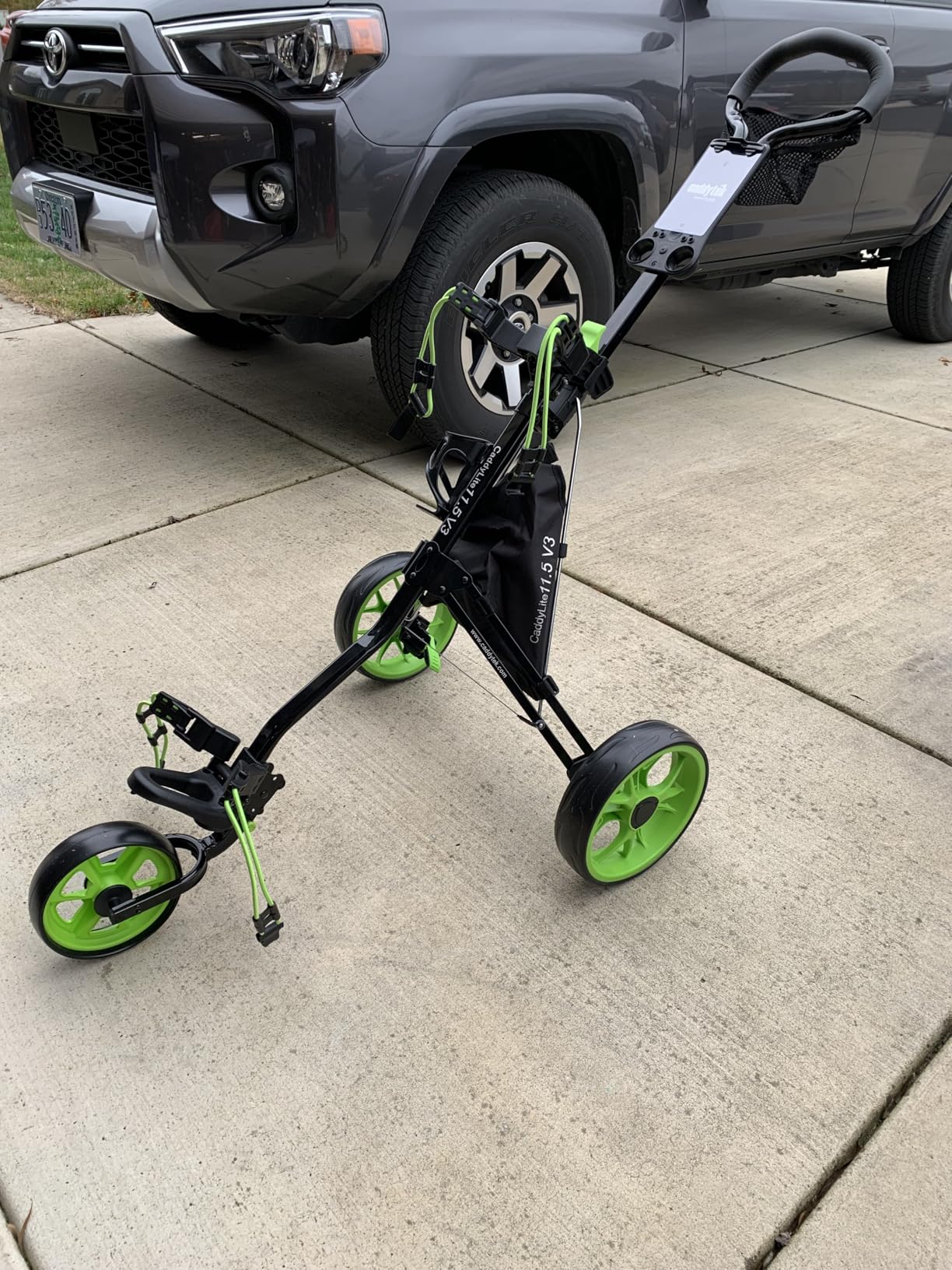Caddytek Golf CaddyLite 11.5 V3 Superlite Deluxe Push Cart customer photo 2