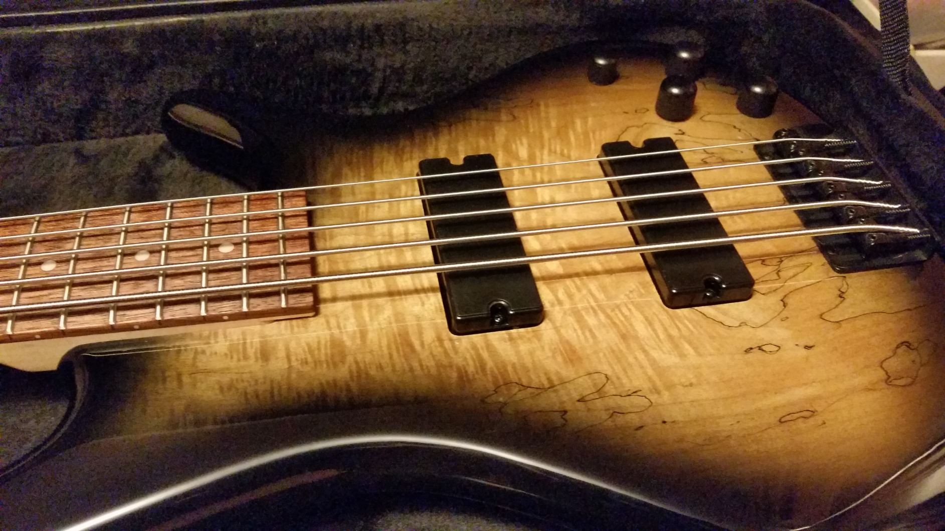 Ibanez GSR205BWNF GIO 5-String Bass Guitar - Walnut Flat customer photo 2