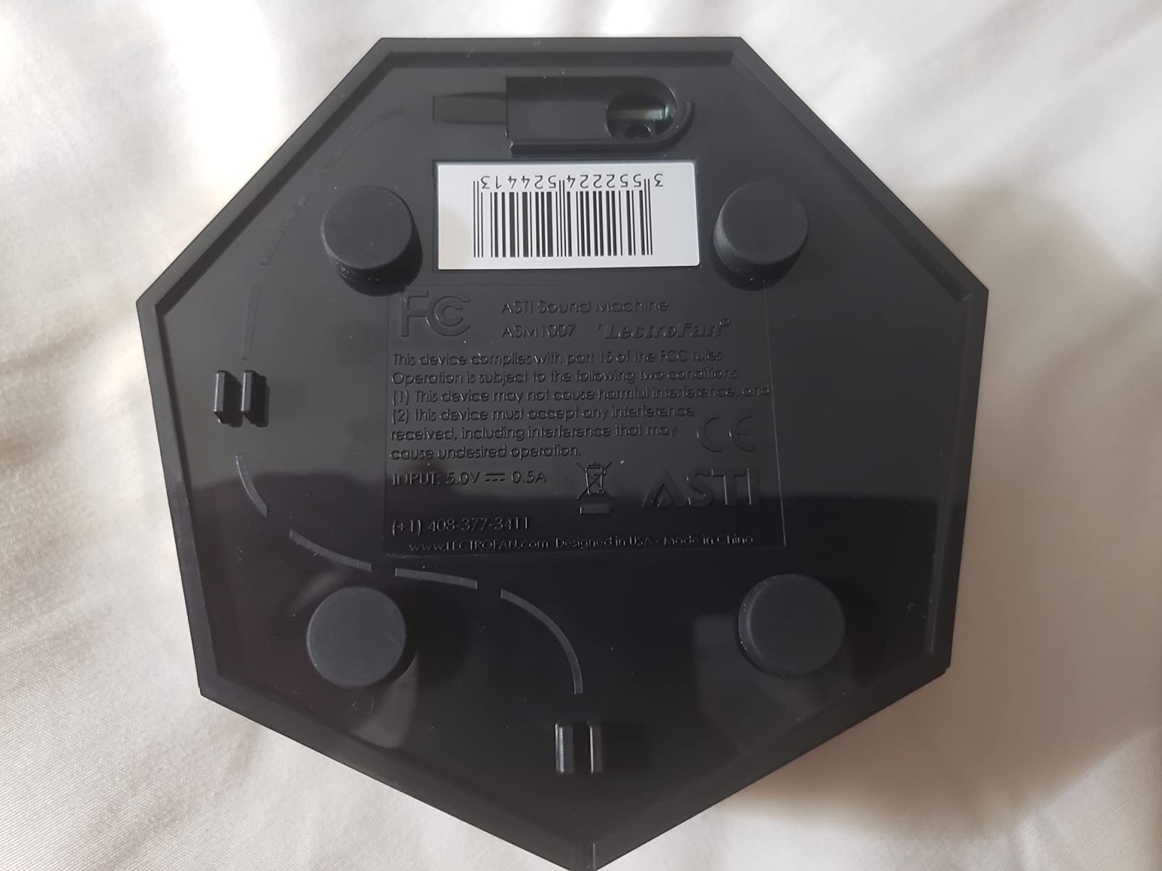 Adaptive Sound Technologies LectroFan Classic Sound Machine, Black | Soothing Sound Machine for Sleep with a Built-in Sleep Timer, Non-Looping Sounds, Speech Privacy and Compact Design customer photo 2