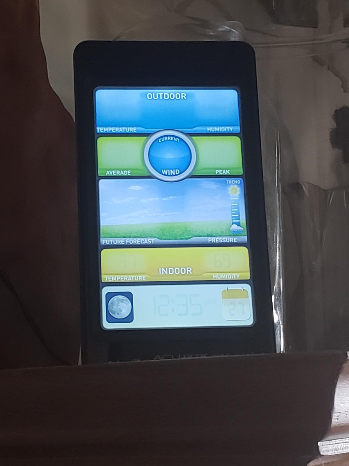 AcuRite Notos (3-in-1) 01604M Pro Color Digital Weather Station with Wind Speed, Temperature and Humidity customer photo 2