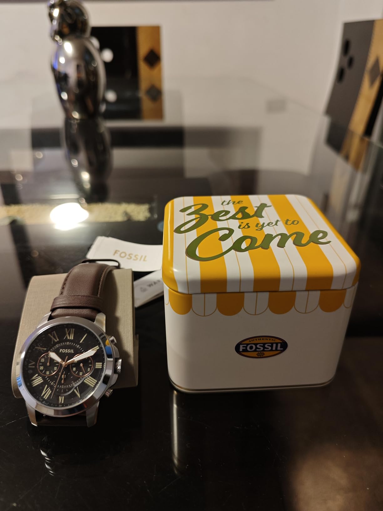 Fossil Men's Grant Quartz Chronograph Watch customer photo 1