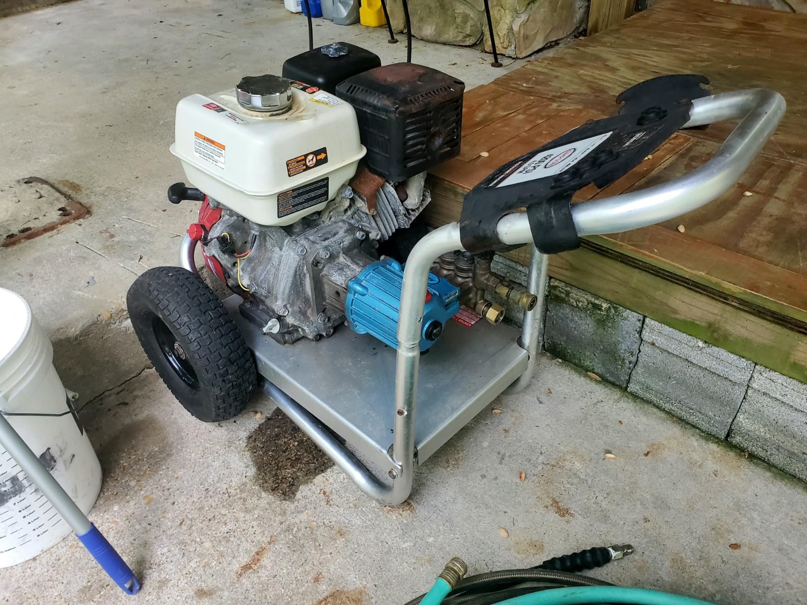 Simpson Aluminum Series 4200 PSI Gas Pressure Washer, 2.5 GPM, Honda GX390, CAT Triplex Pump, 50' Hose, 49-State ALH4240 customer photo 1