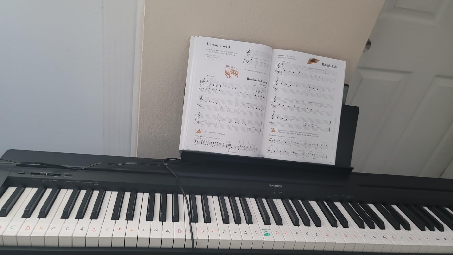 Yamaha P-45B 88-Key Weighted Portable Digital Piano Keyboard with Music Rest, Sustain Foot Switch, Built-in Speakers, USB Connectivity customer photo 1