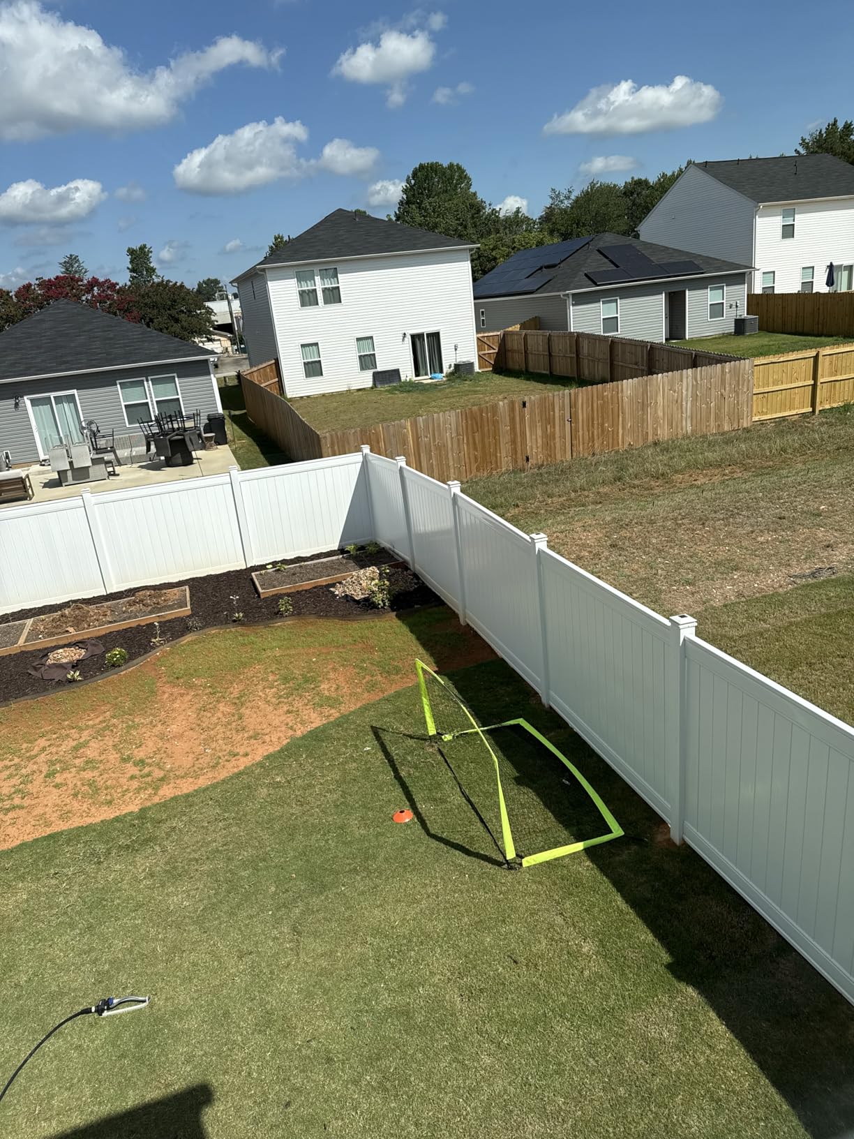 Franklin Sports Blackhawk Backyard Soccer Goal - Portable Pop Up Soccer Nets - Youth + Adult Folding Indoor + Outdoor Goals customer photo 1