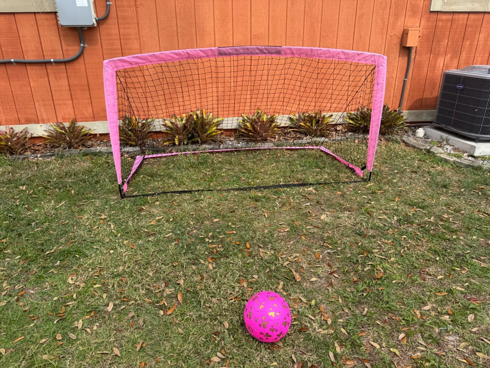 Franklin Sports Blackhawk Backyard Soccer Goal - Portable Pop Up Soccer Nets - Youth + Adult Folding Indoor + Outdoor Goals customer photo 2