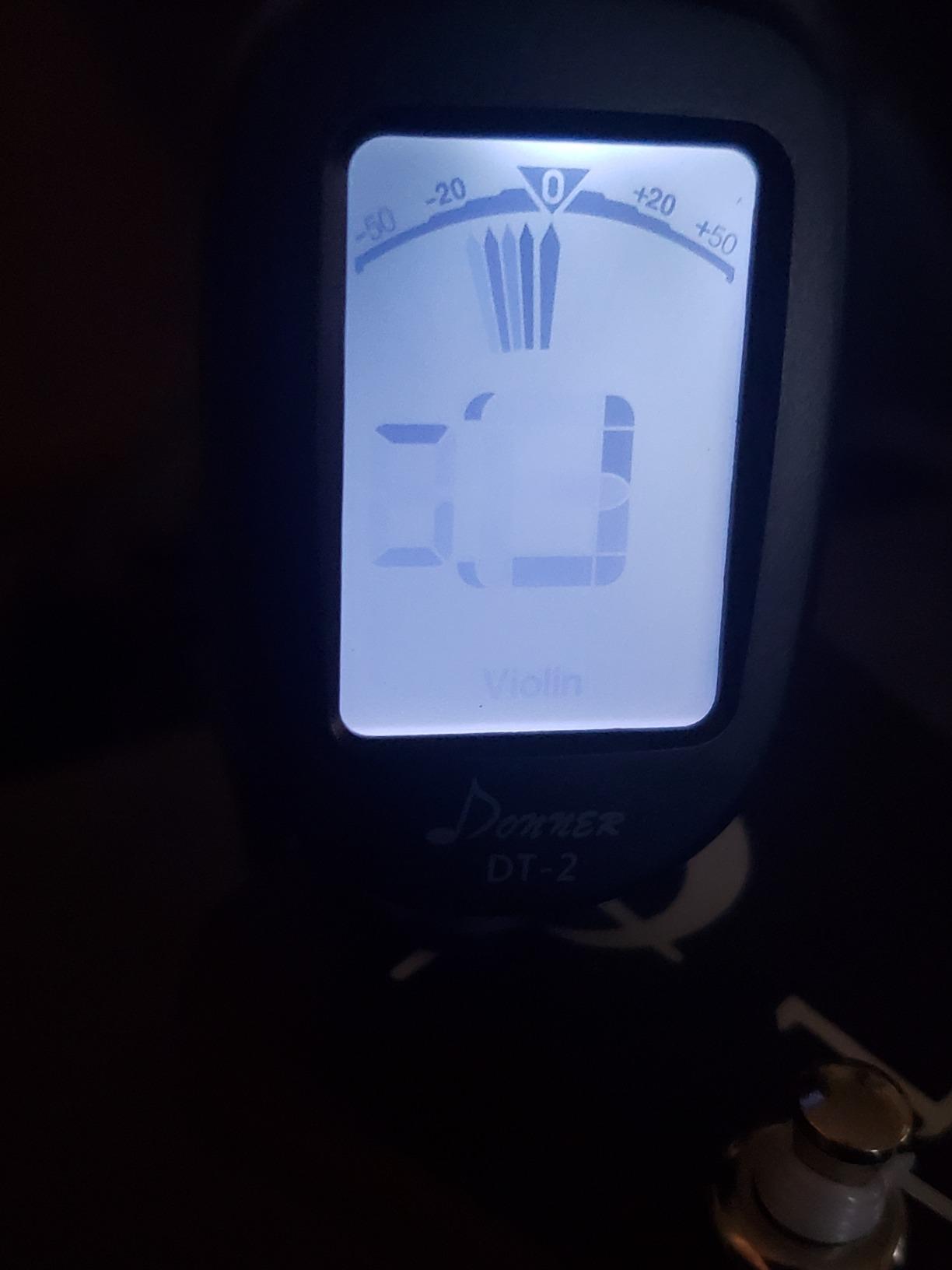 Donner Guitar Tuner Clip on-Accurate Chromatic,Acoustic Guitar Bass Violin Ukulele Tuner DT-2 customer photo 1