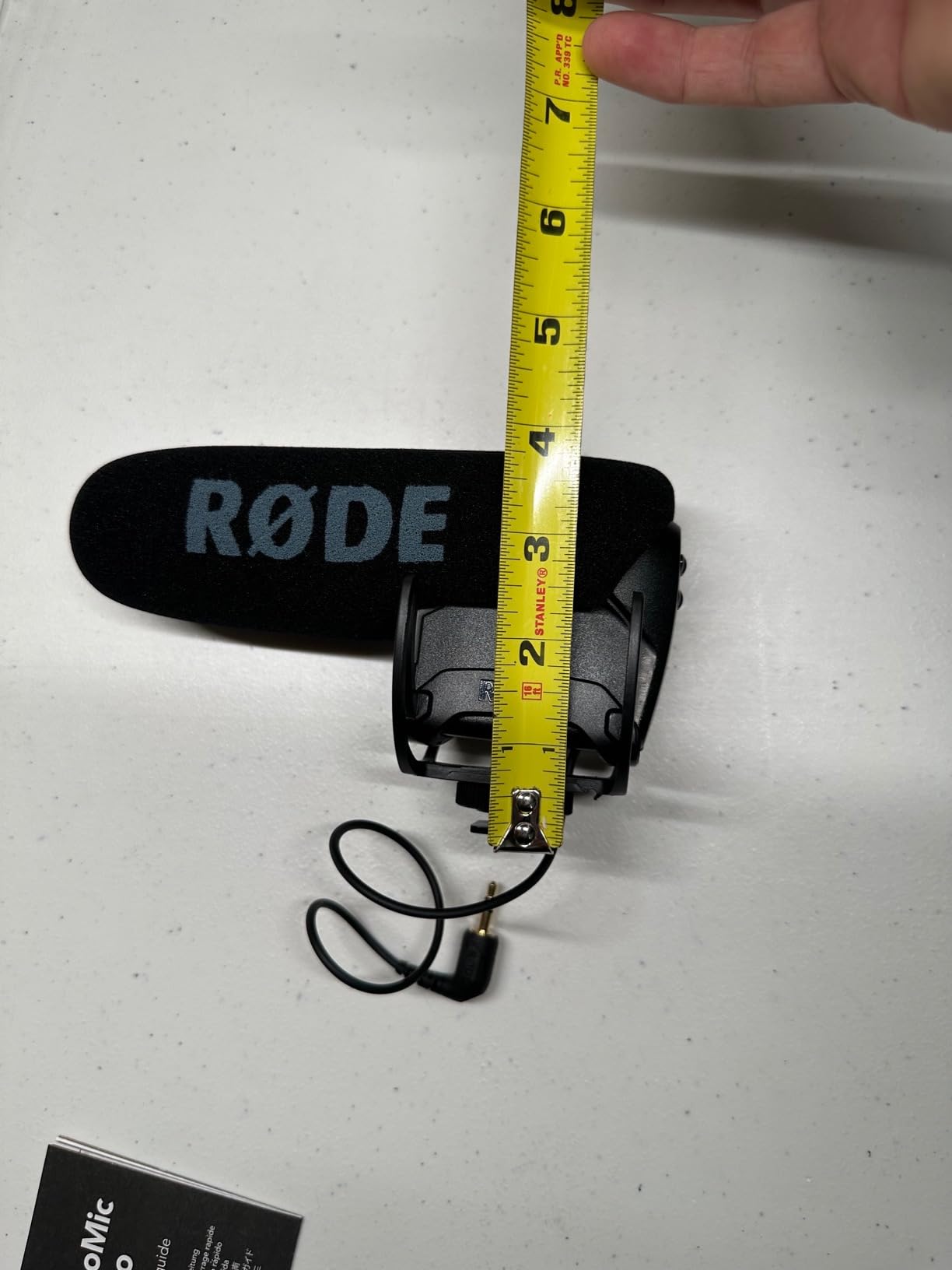 Rode VideoMic Pro R Camera-Mount Shotgun Microphone, Black customer photo 1