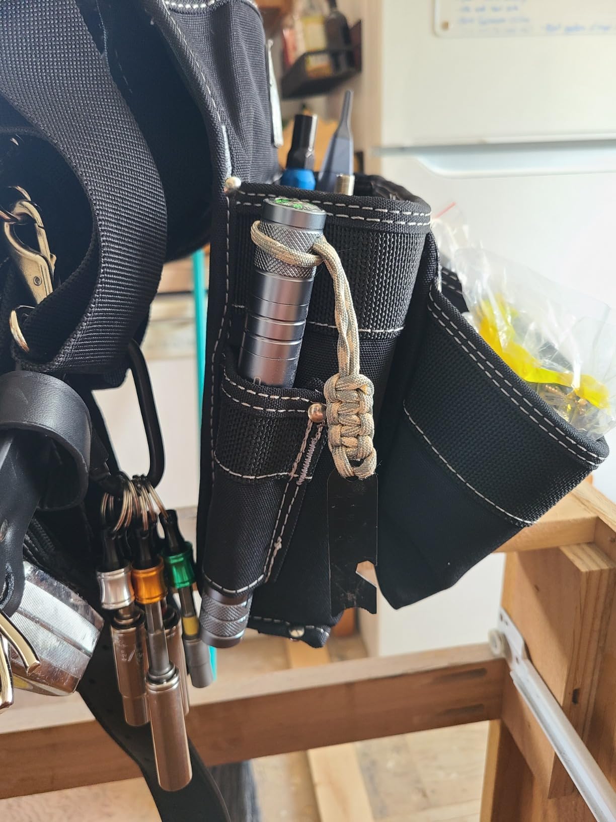 Gatorback Professional Electrician Tool Belt B240 Deluxe Package, Medium | Patented Ventilated Back Support Comfort System with Suspenders, Drill Holster & Work Gloves, Heavy-Duty Construction customer photo 2