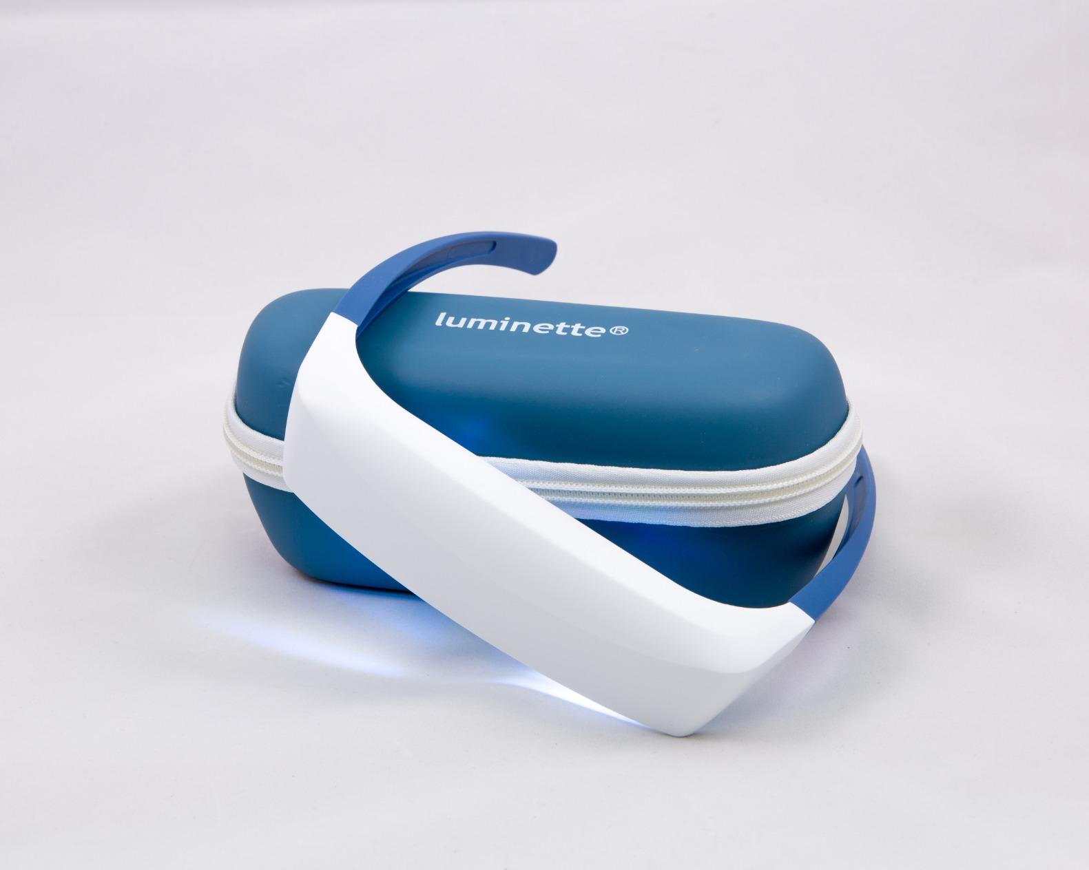 Luminette 2 Light Therapy Glasses (Updated 2024) - Wearable Happy Lamp - Natural Relief for Sleep Problems, Seasonal Mood Disorders, and Jet Lag - Portable Daylight Lamp customer photo 1