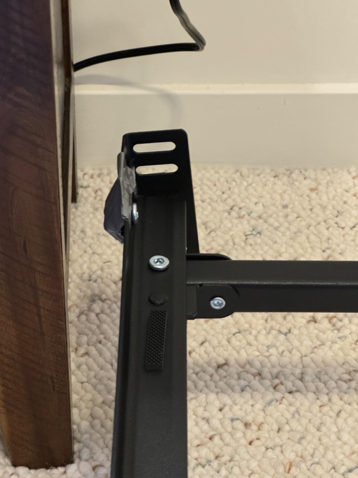 ZINUS Compack Metal Adjustable Bed Frame / 7 Inch Support Bed Frame for Box Spring and Mattress Set, Twin/Full/Queen | Supportive Bed Frame for Box Spring and Mattress Set, Size Adjustable from Full to King or Twin to Queen customer photo 1