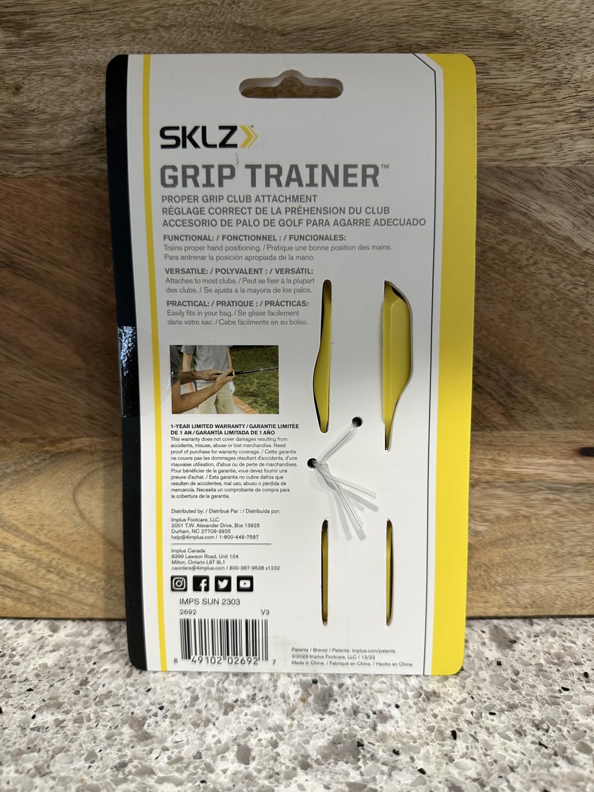 SKLZ Golf Grip Trainer, Club Attachment for Correct Hand Positioning and Muscle Memory customer photo 2