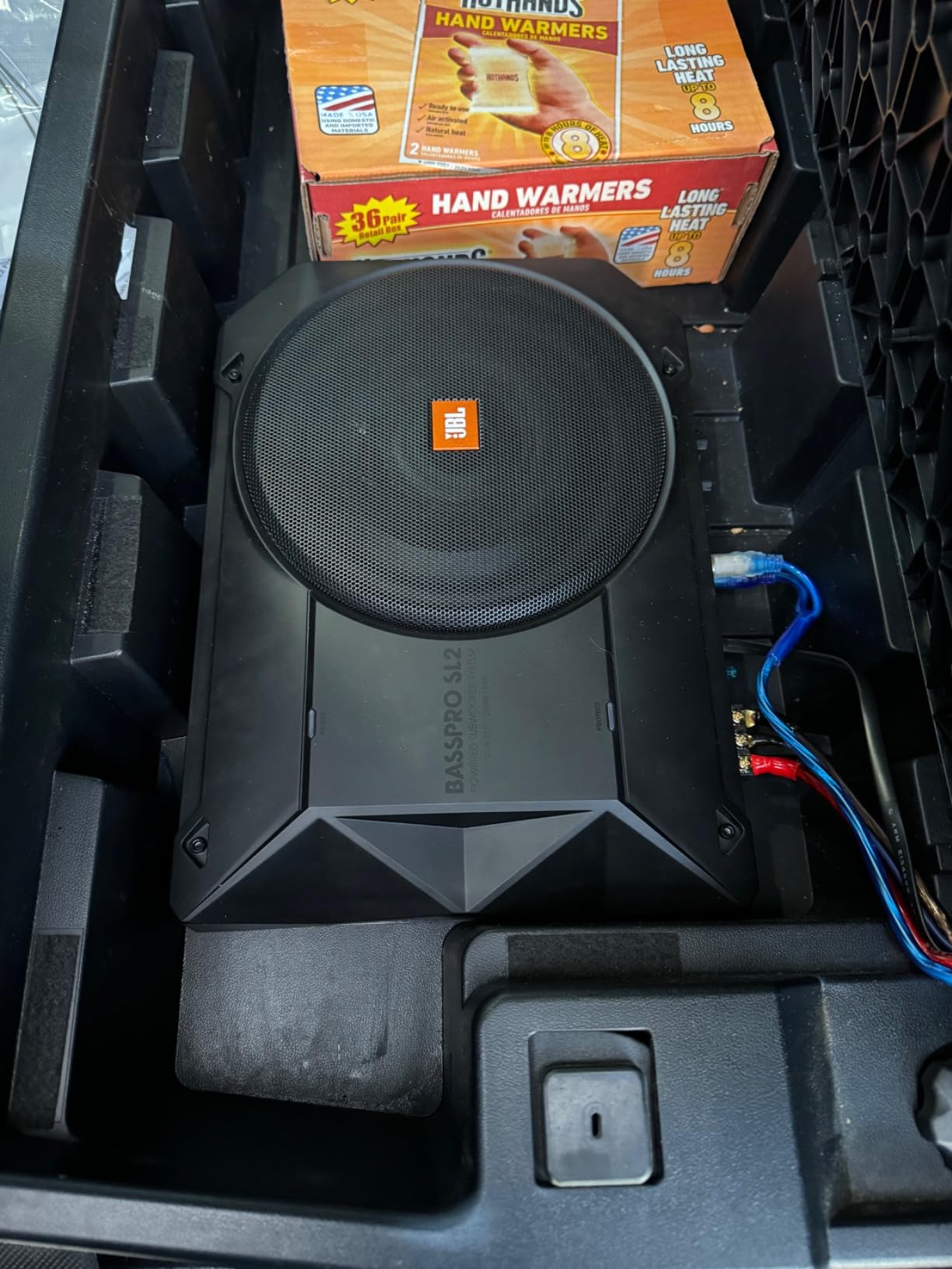 JBL BassPro SL 8-inch Powered Under-Seat Subwoofer customer photo 2