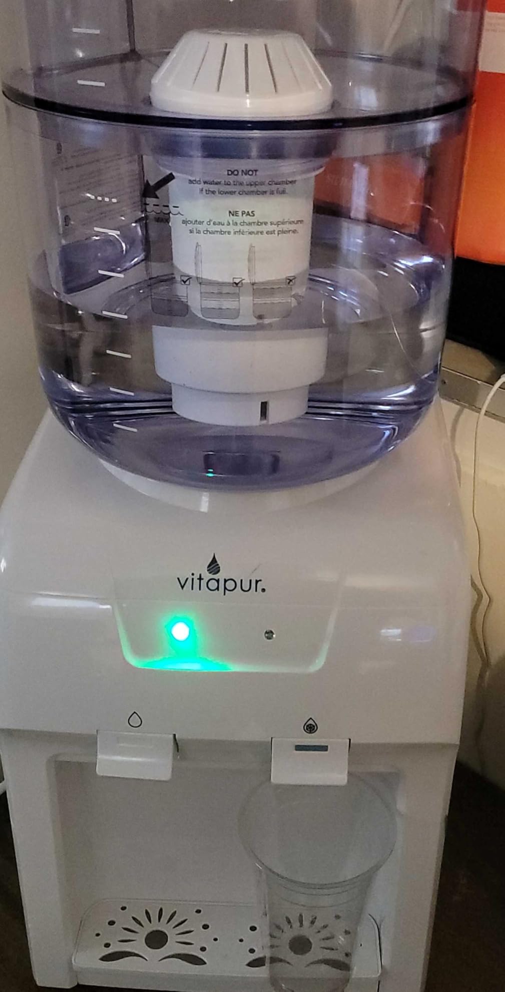 Vitapur Countertop Room Cold Water Dispenser, White customer photo 1