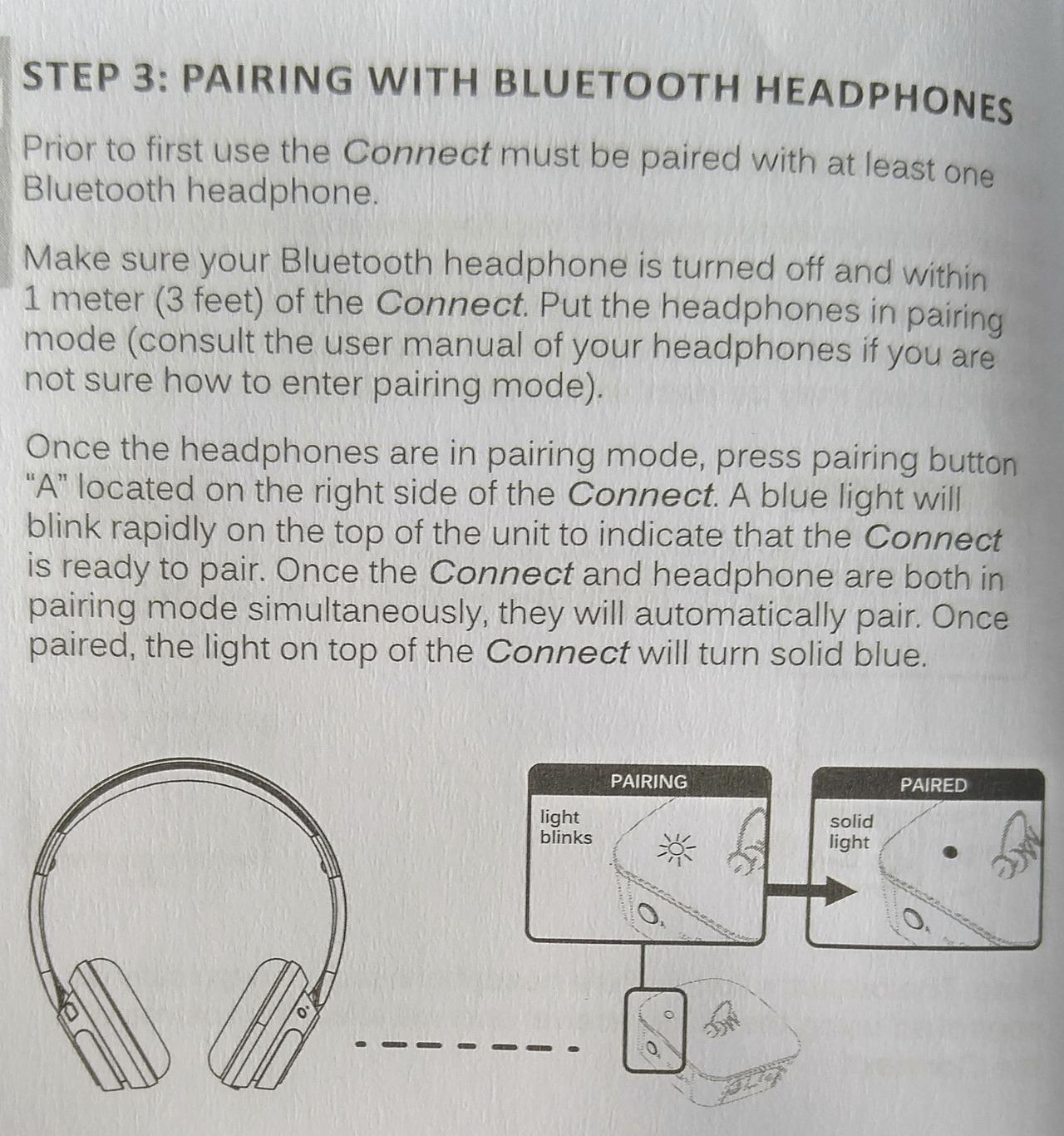 MEE audio Connect Bluetooth Audio Transmitter for up to 2 Wireless Headphones/Speakers, Bluetooth Streamer Adapter with AptX Low Latency for TV/PC/Airplane/Gym with 3.5mm/AUX/RCA/Optical Input customer photo 1