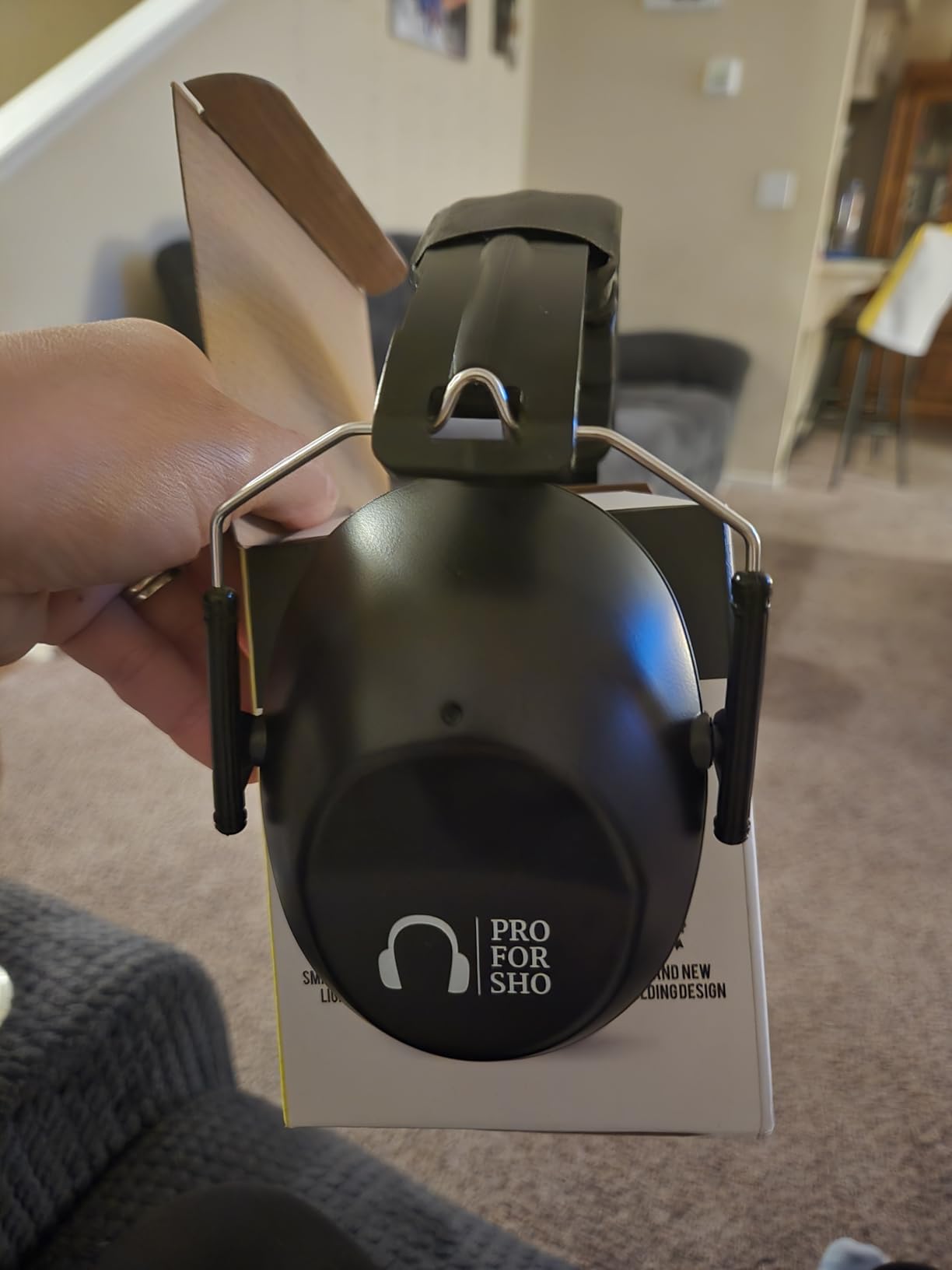 Pro For Sho 34dB NRR Hearing Protection Ear Muffs - Highest NRR Compact Design Ear Protection for Loud Events & Sensory Use customer photo 1