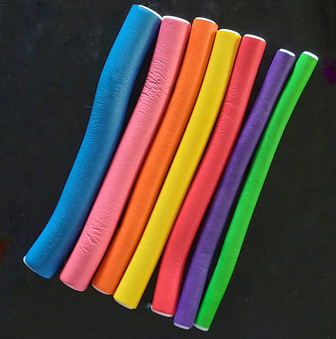 Tifara Beauty Salon Heatless Flexible Hair Rollers Curlers 42-pack 7