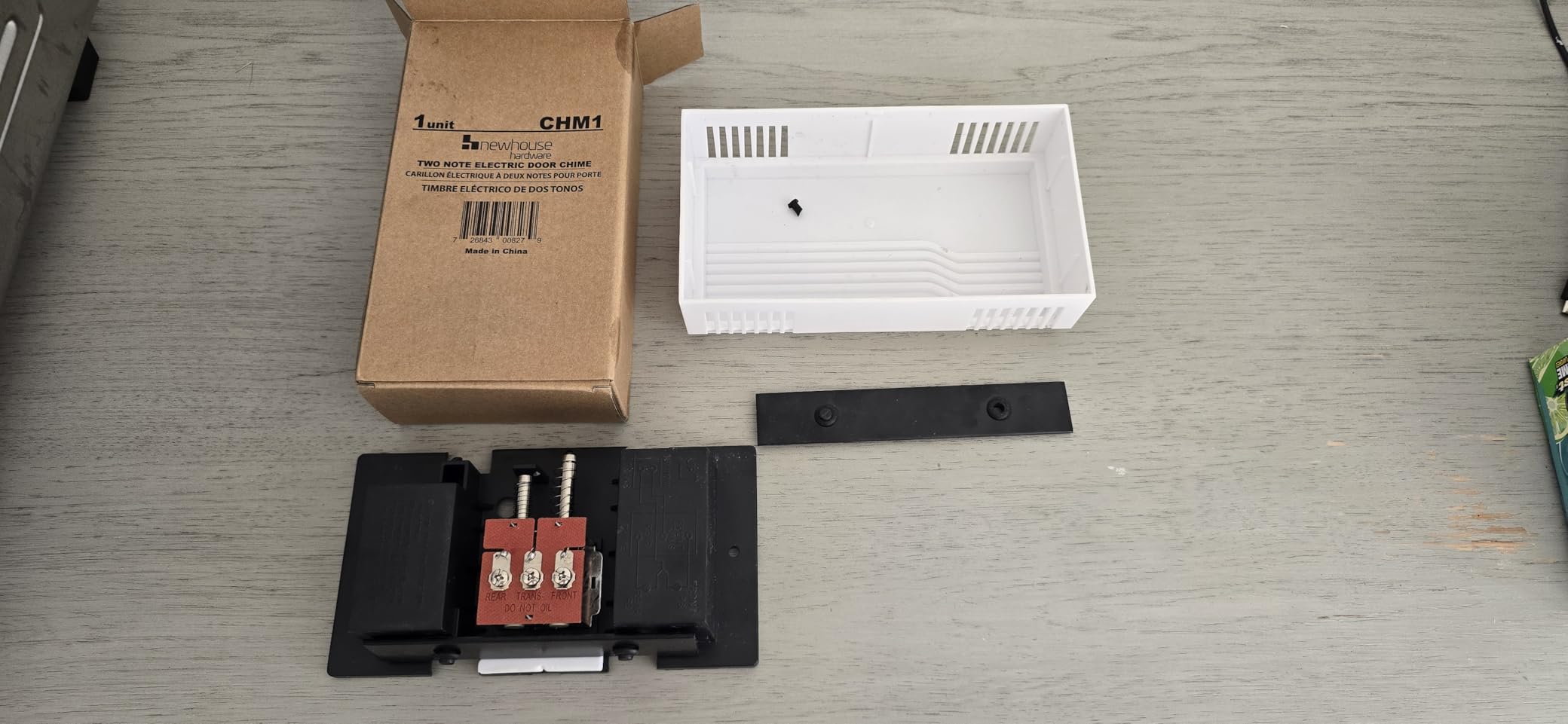 Newhouse Hardware White 2-Note Wired Mechanical Door Bell Chime CHM1 customer photo 2