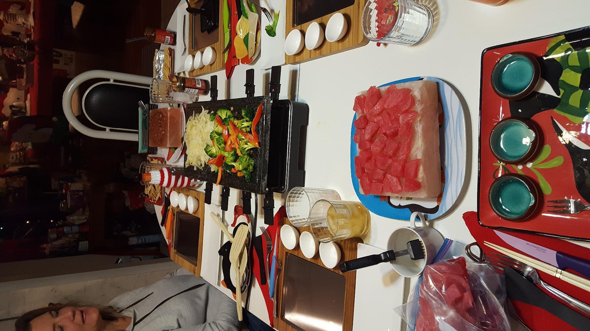 Artestia 1700W Raclette Electric Party Grill for 6-8 People | Korean BBQ Table Grill & Raclette Cheese Melting Grill, Nonstick & Granite Plates, Adjustable Temperature customer photo 2