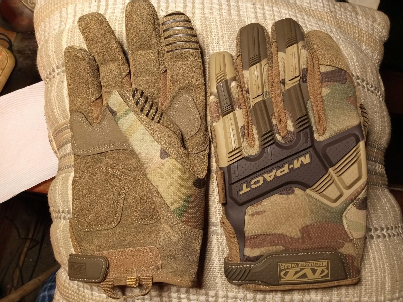Mechanix Wear M-Pact Tactical Gloves, Grey, Medium | Touchscreen-Capable Safety Gloves with Impact Protection, Vibration Absorption & a Secure Fit for Men customer photo 1