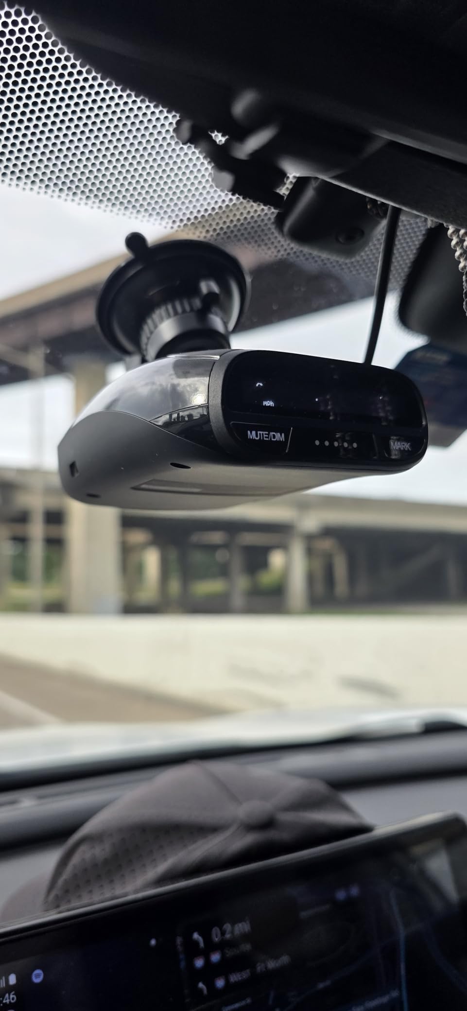 Uniden DFR7 Super Long Range Wide Band Laser/Radar Detector, Built-in GPS w/Mute Memory, Voice Alerts, Red Light & Speed Camera Alerts, OLED Display, Black customer photo 2