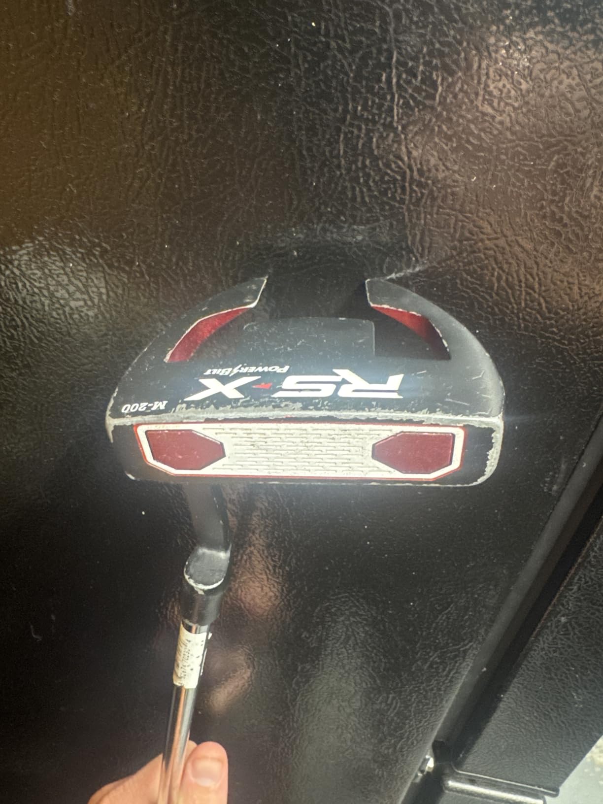 Powerbilt Golf RS-X Series M200 Mallet Putter, Right Handed, 35 Inch | Black/Red/White customer photo 1