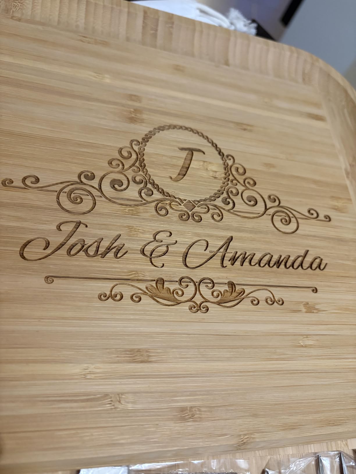 Charcuterie Boards Gift Set, Bamboo Cheese Board with Serving Accessories | House Warming Gifts New Home, Birthday Gifts for Women, Gifts for Men and Mom, Wedding, Bridal Shower, Anniversary Present customer photo 1