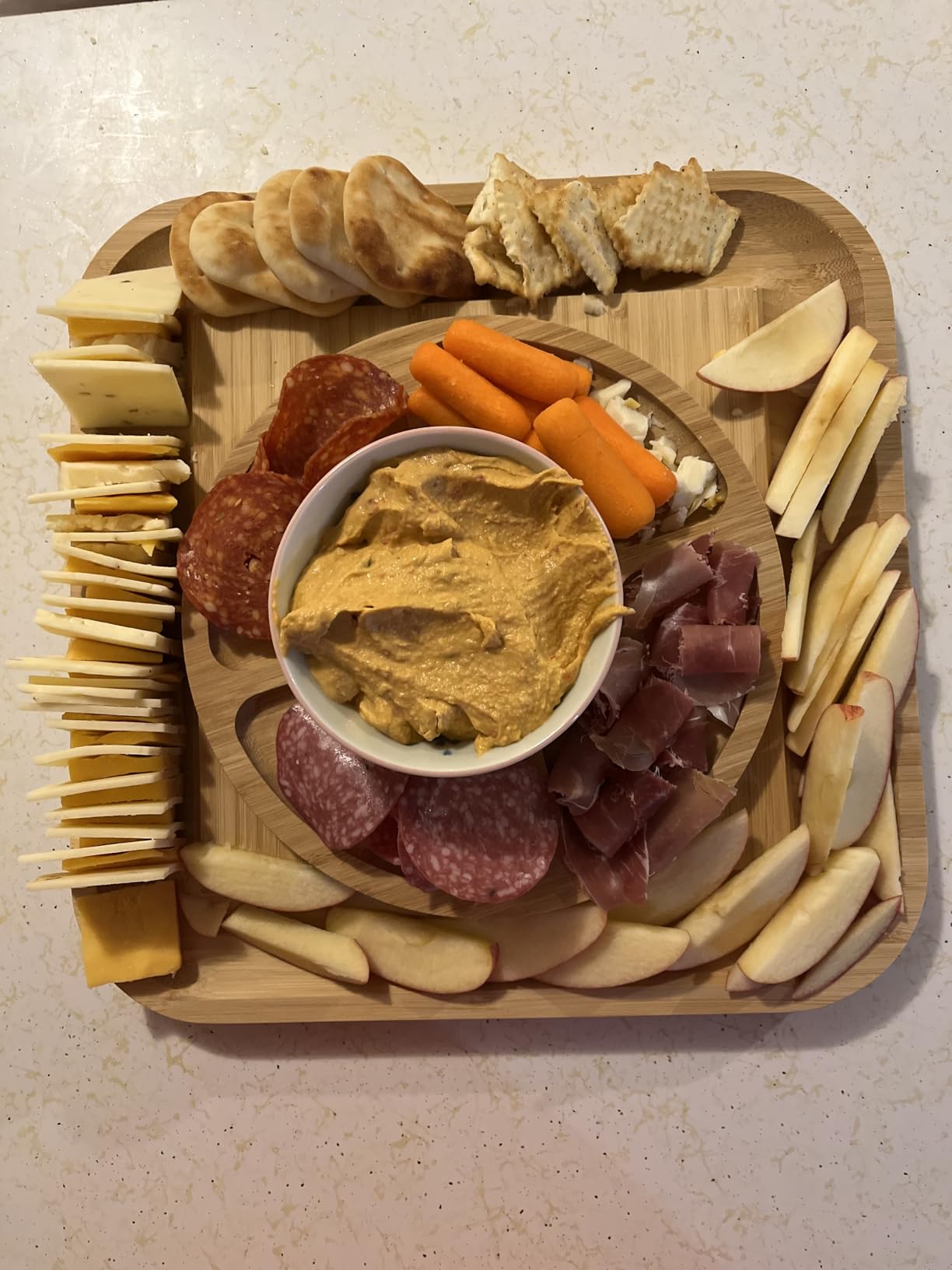 Charcuterie Boards Gift Set, Bamboo Cheese Board with Serving Accessories | House Warming Gifts New Home, Birthday Gifts for Women, Gifts for Men and Mom, Wedding, Bridal Shower, Anniversary Present customer photo 2