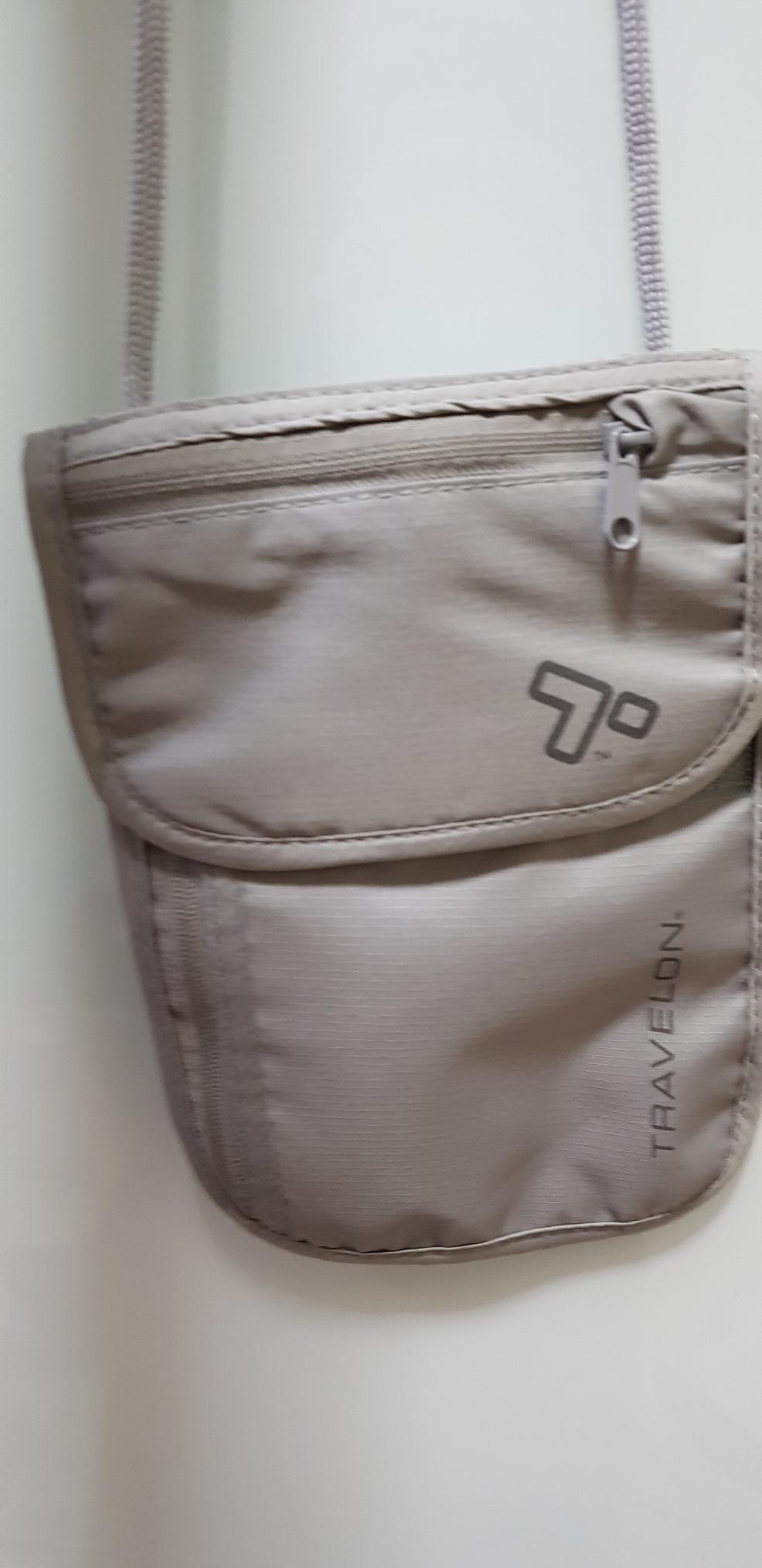 Travelon Rfid Blocking Undergarment Neck Pouch Travel Wallet, Gray, One Size customer photo 2