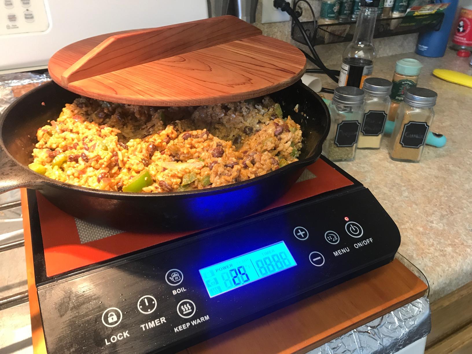 Duxtop Portable Induction Cooktop, Countertop Burner 1800W Silver 9600LS | Induction Hot Plate with LCD Sensor Touch BT-200DZ customer photo 2