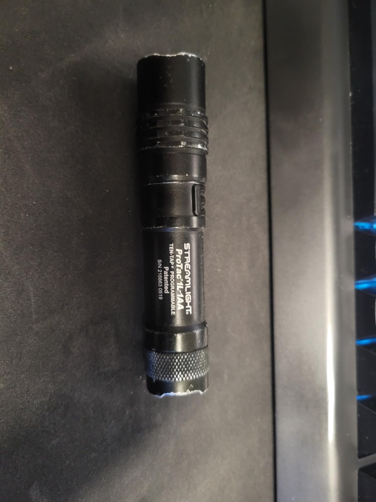 Streamlight 88061 ProTac 1L-1AA Tactical Flashlight, Black | 350 lumens; multi-fuel or 18650; IPX7 waterproof; impact-resistance tested; anti-roll body with pocket clip customer photo 2