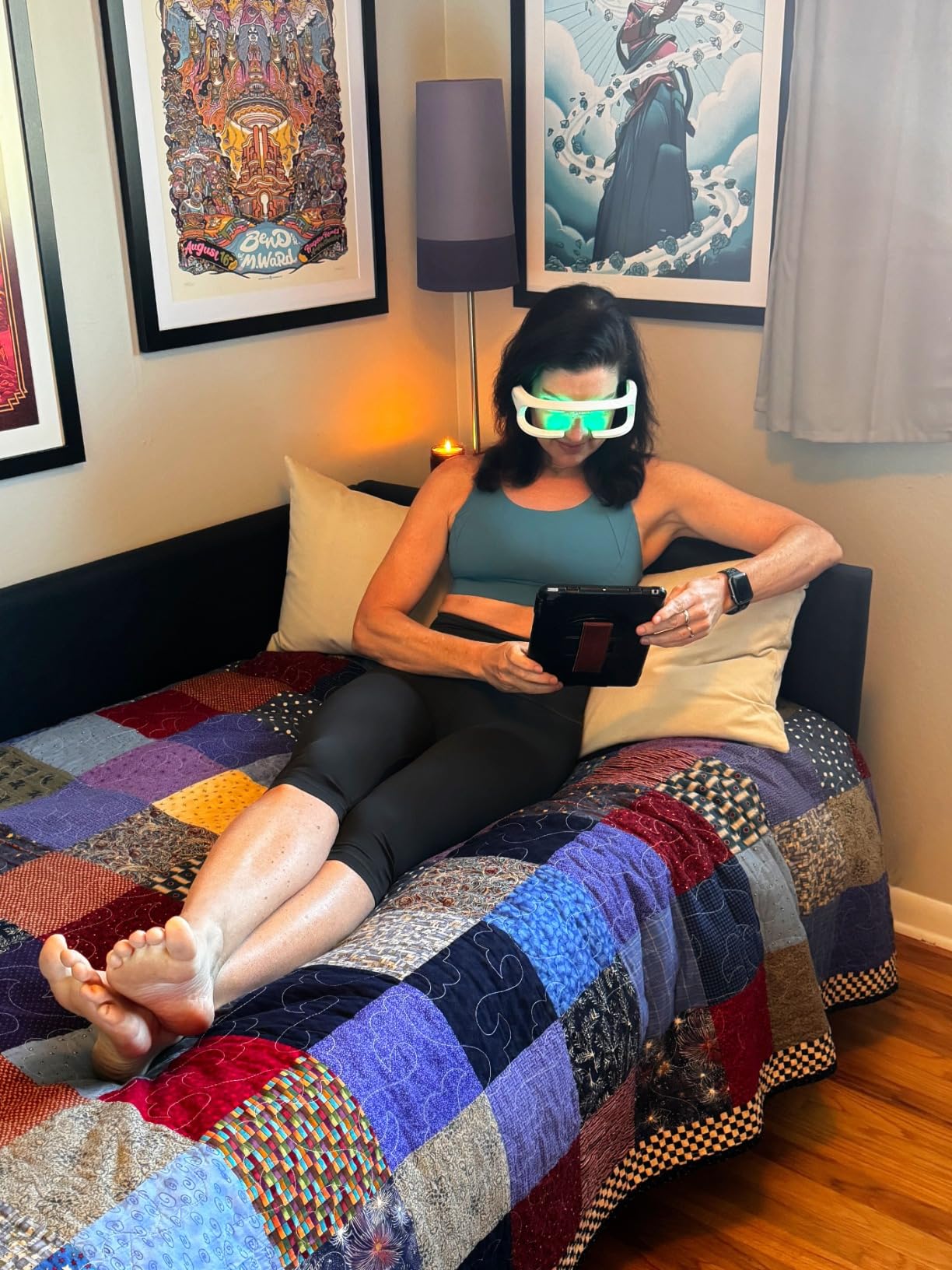 Portable Light Therapy Glasses - Australian Made, Research Backed. Recommended by Sleep Physicians for Sleep Disorders, Winter Blues, Shift Workers & Jet Lag customer photo 1