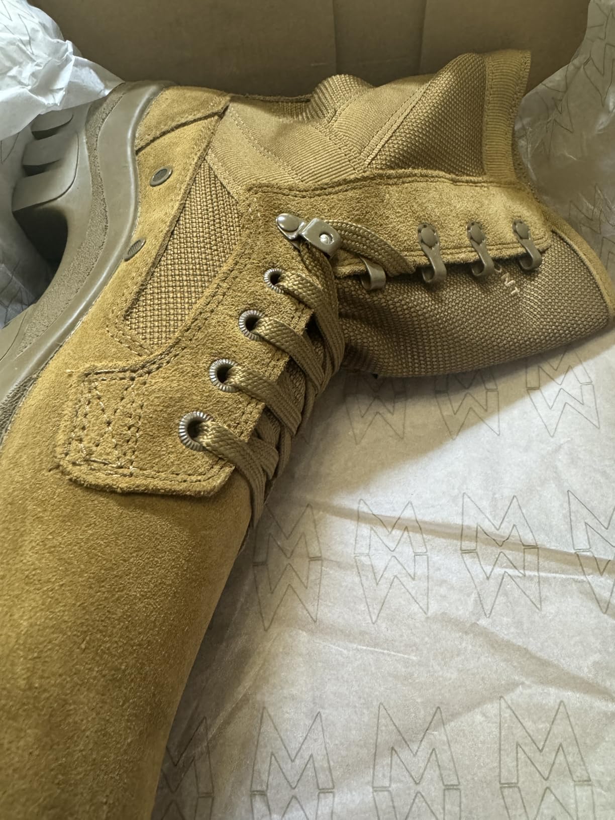 GARMONT TACTICAL T8 Bifida Suede Combat Boots, Coyote | For Men and Women, AR670-1 Compliant, Designed for Military, Army and Air Force use, Multi-Terrain customer photo 2
