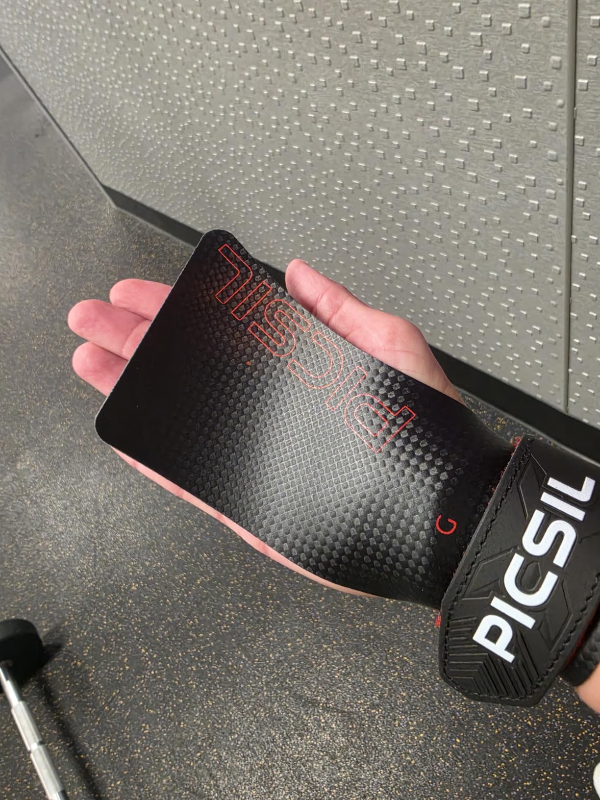 PICSIL RX Grips, Carbon Fibre, Chalk Use customer photo 1