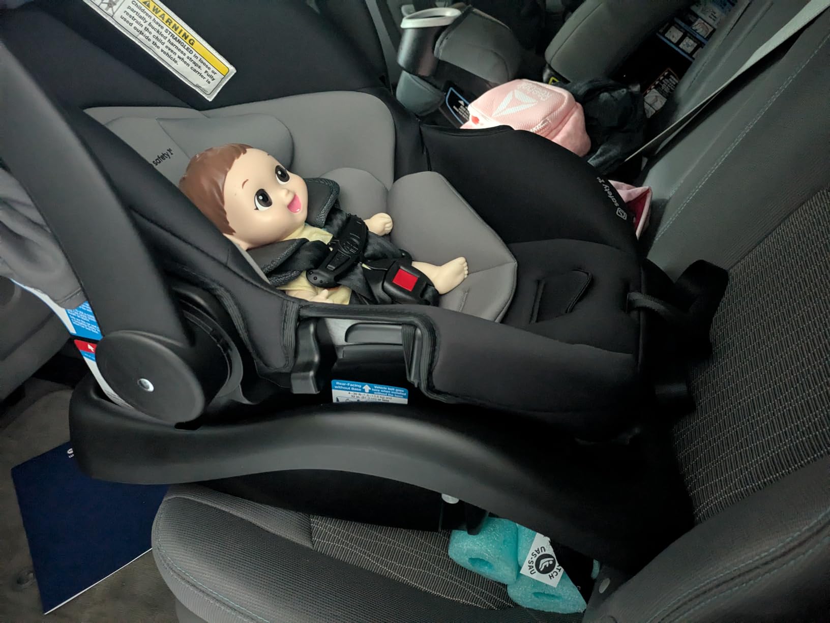Safety 1st Smooth Ride Travel System Stroller and OnBoard FLX Infant Car Seat, Newborn to Toddler Baby Combo, Easy-Install, Large Canopy, Ample Storage, Foldable, Rear-Facing 4-30 lbs, Monument customer photo 1