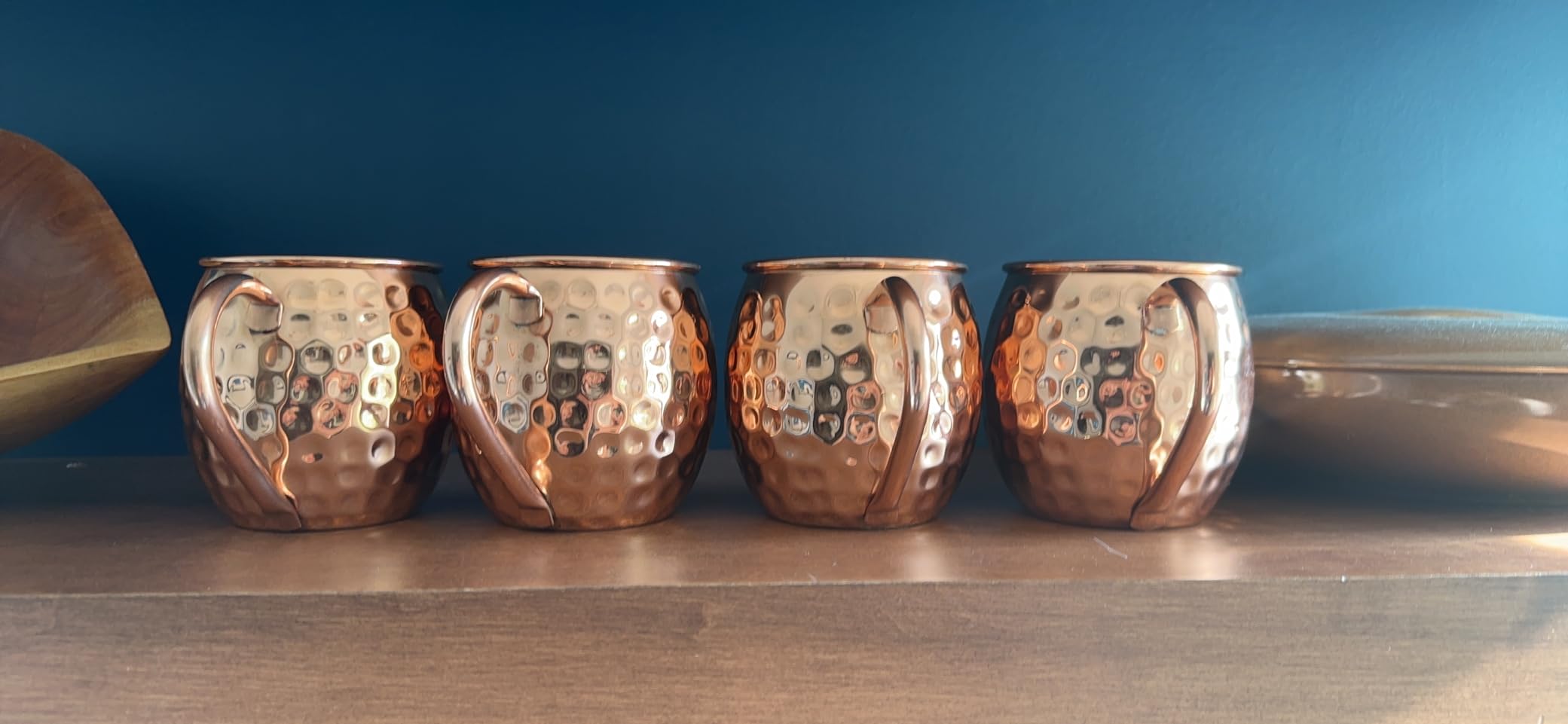 Moscow-Mix Moscow Mule Mugs Set of 4, Pure Copper Mugs, Copper Cups 16 oz customer photo 2