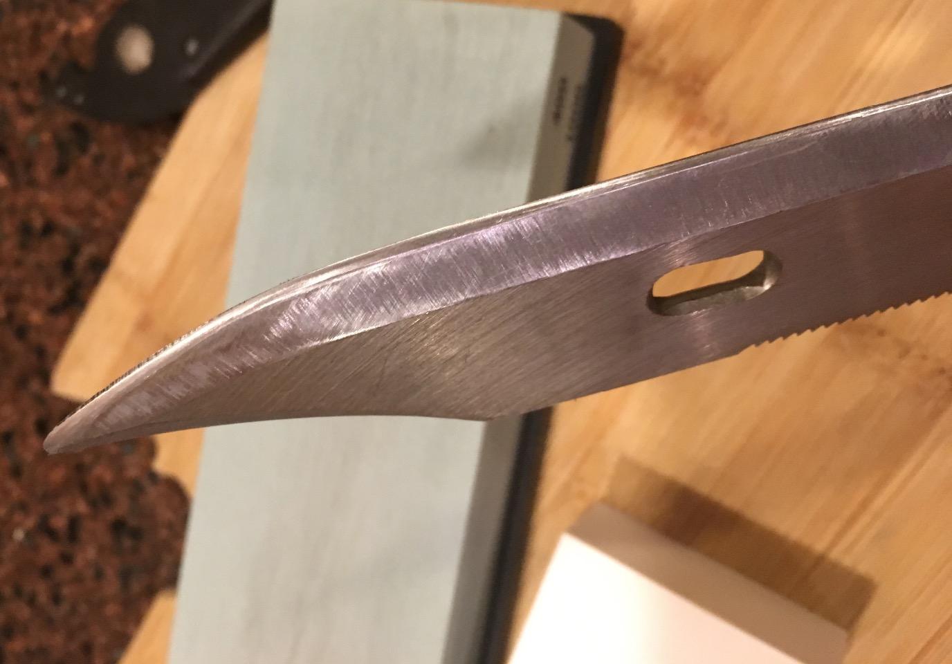 Sharp Pebble Whetstone Knife Sharpening Stone Kit - 2 Sided 400/1000 Grit | Razor Sharp Edges at Home - Wet Stone Kitchen Knife Sharpener with Flattening Stone, NonSlip Rubber Base & Angle Guide customer photo 1