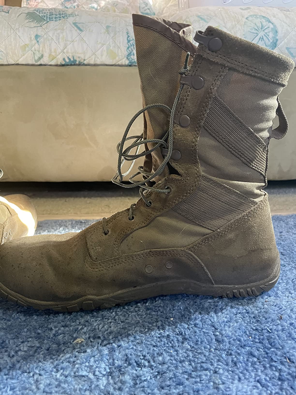 Belleville Mini-Mil TR105 Tactical Boots for Men, Military Boots for Men | AR 670-1 Compliant Boots, Zero-Drop Sole, Slip-Resistant Vibram Outsole, 16 oz Lightweight, Wide Toe Box, Rucking & Hiking customer photo 2
