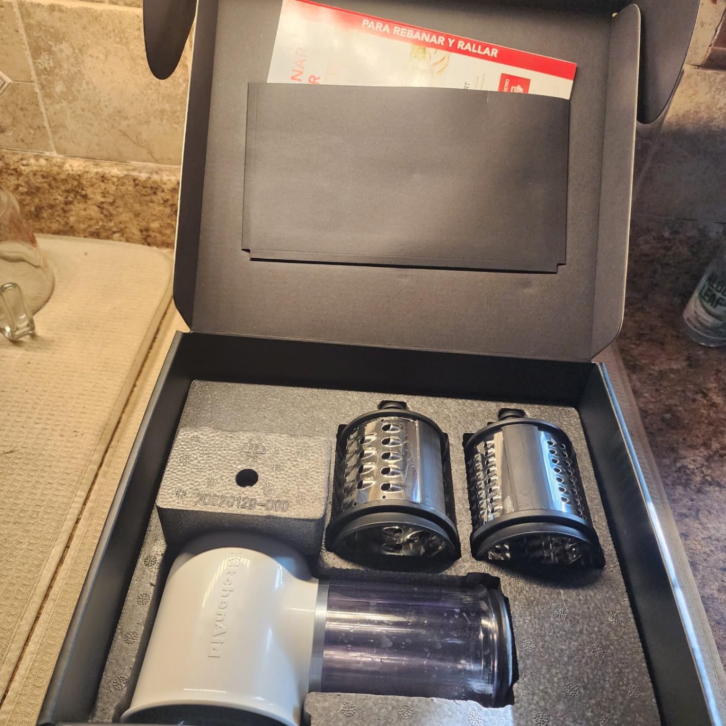 KitchenAid KSMVSA Fresh Prep Slicer and Shredder Attachment - Fits all KitchenAid Stand Mixers customer photo 2