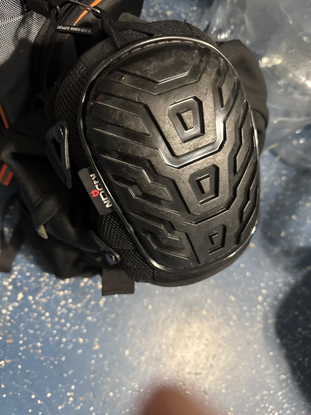NoCry Professional Gel Knee Pads for Work with Soft Foam and Gel Cushion - Heavy Duty Cap, Reinforced Adjustable Straps, Military Grade Rivets and Built-in Hang Loops - Perfect for Construction customer photo 2