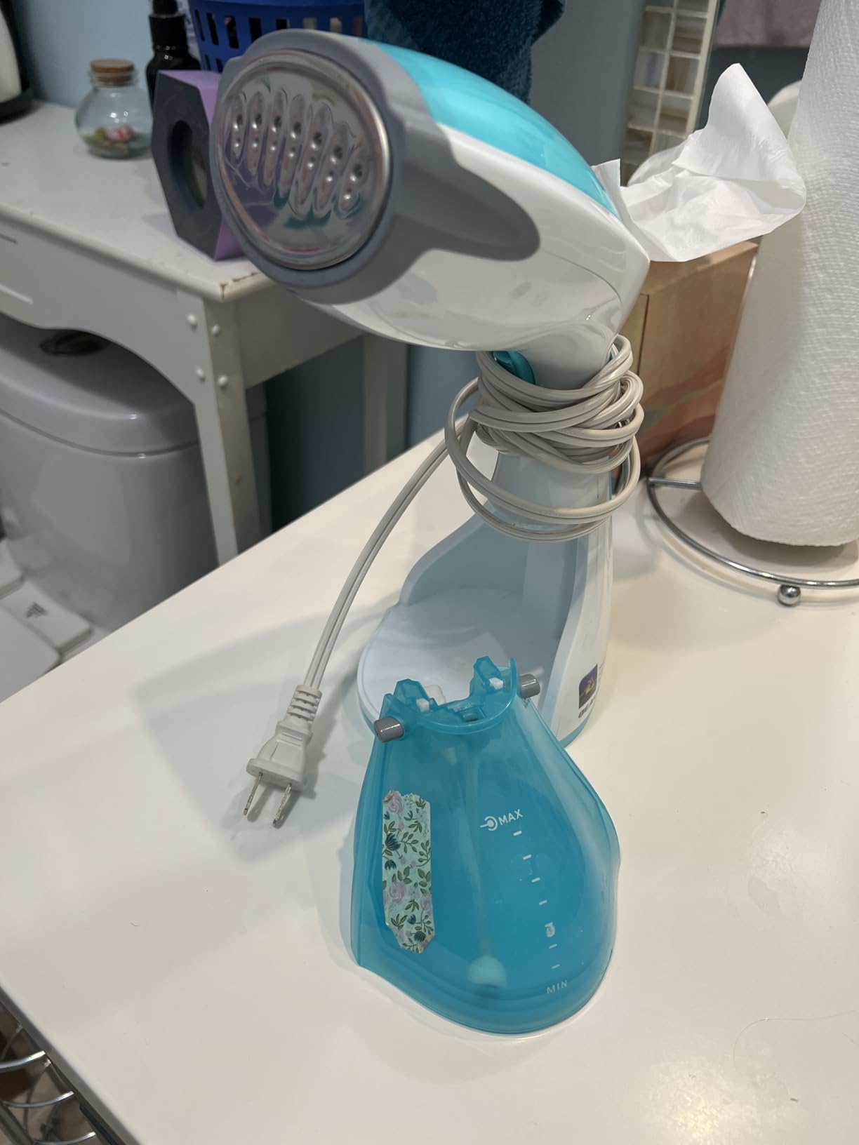 BEAUTURAL Steamer for Clothes, Handheld Garment Fabric Wrinkle Remover customer photo 2